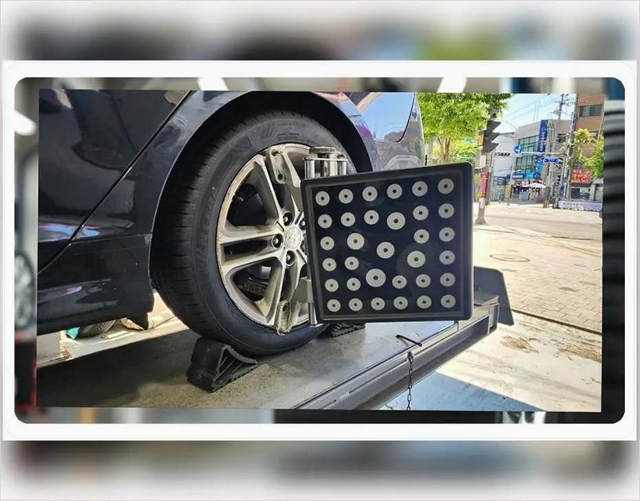 이안면 쌍용 코란도 이모션 넥센타이어렌탈 진행 모습 3