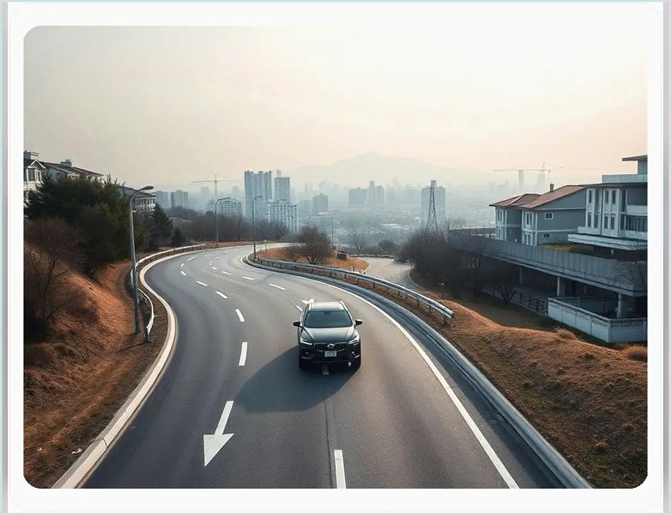 함안 BMW i4 넥센타이어렌탈 현장 사진 2